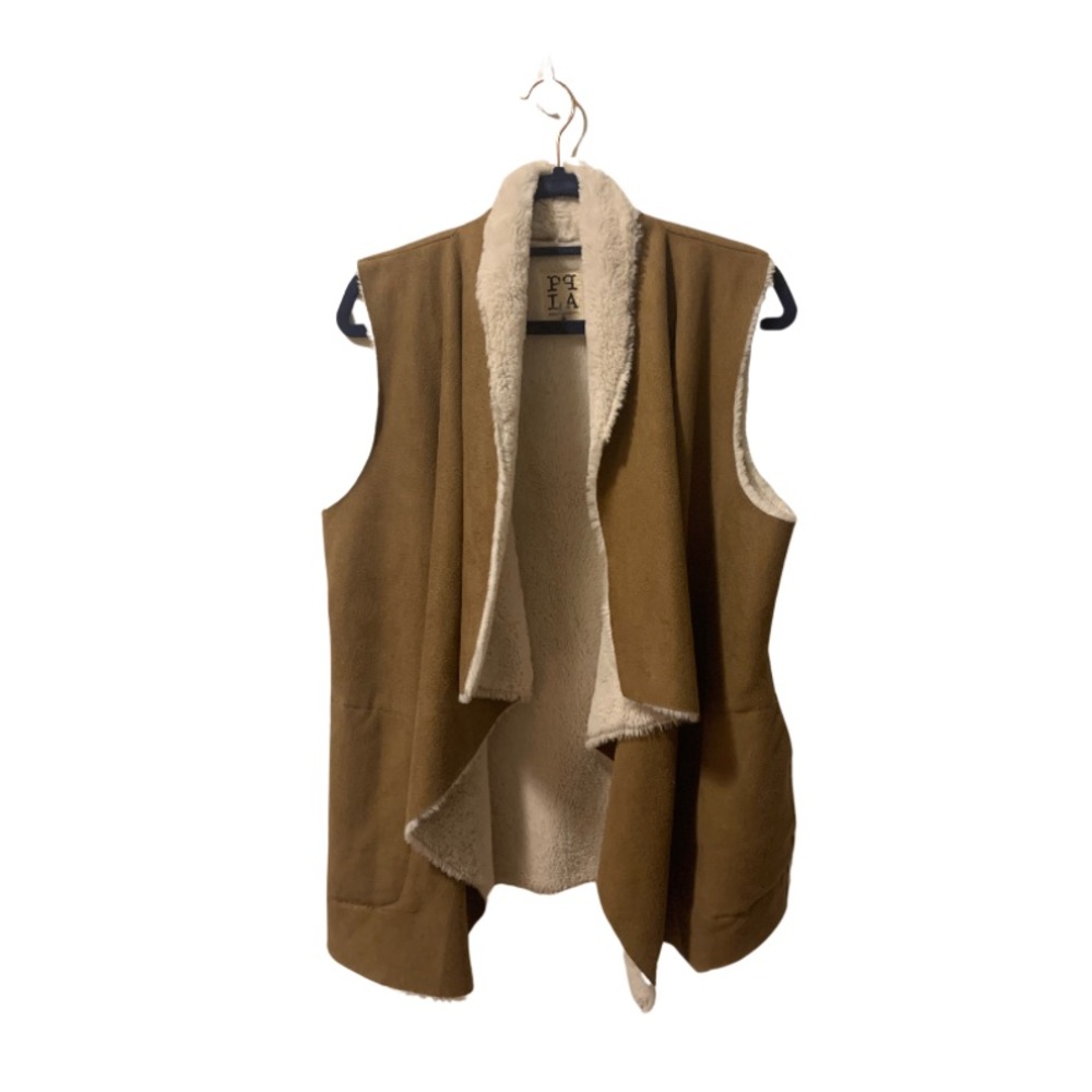 PPLA Cozy Faux Fur Vest | Size Medium | Super Soft!